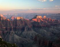 The North Rim of the Grand Canyon at Sunset