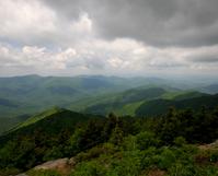 Verdant Mountains and Valleys From Mount Mitchell