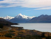 On the Road to Mount Cook Natl. Park